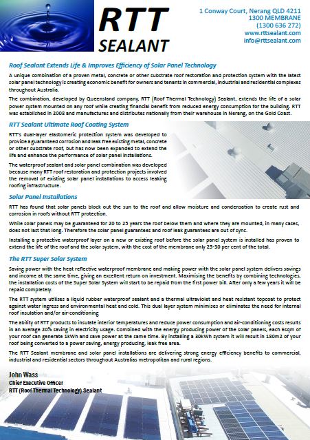 RTT Solar System Letter